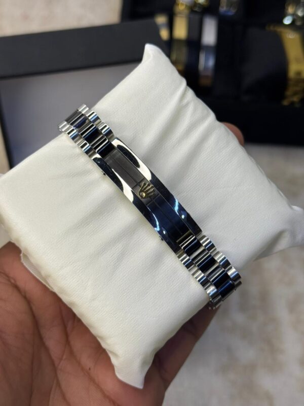 Black logo Stainless Bracelet