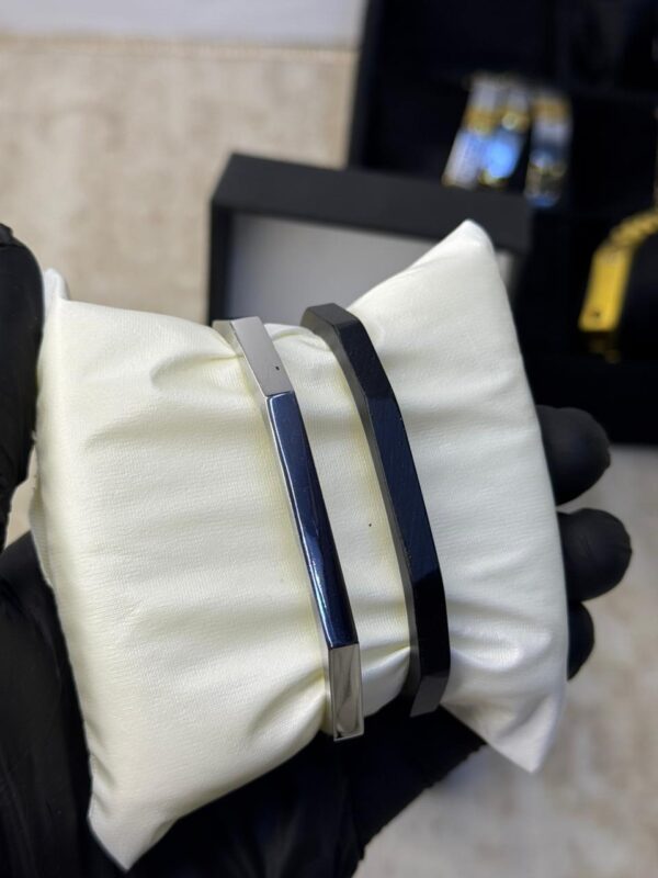 SILVER&BLACK COMBO BRACELETS