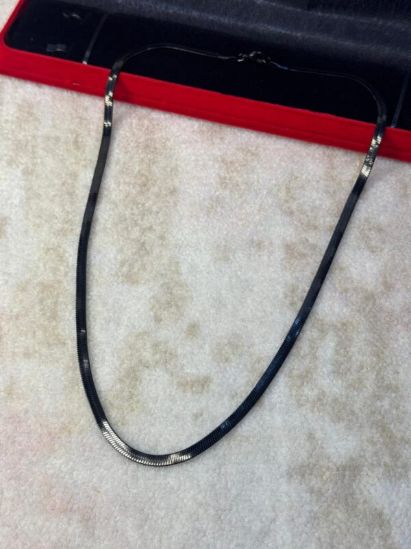 BLACK SNAKE STAINLESS CHAIN